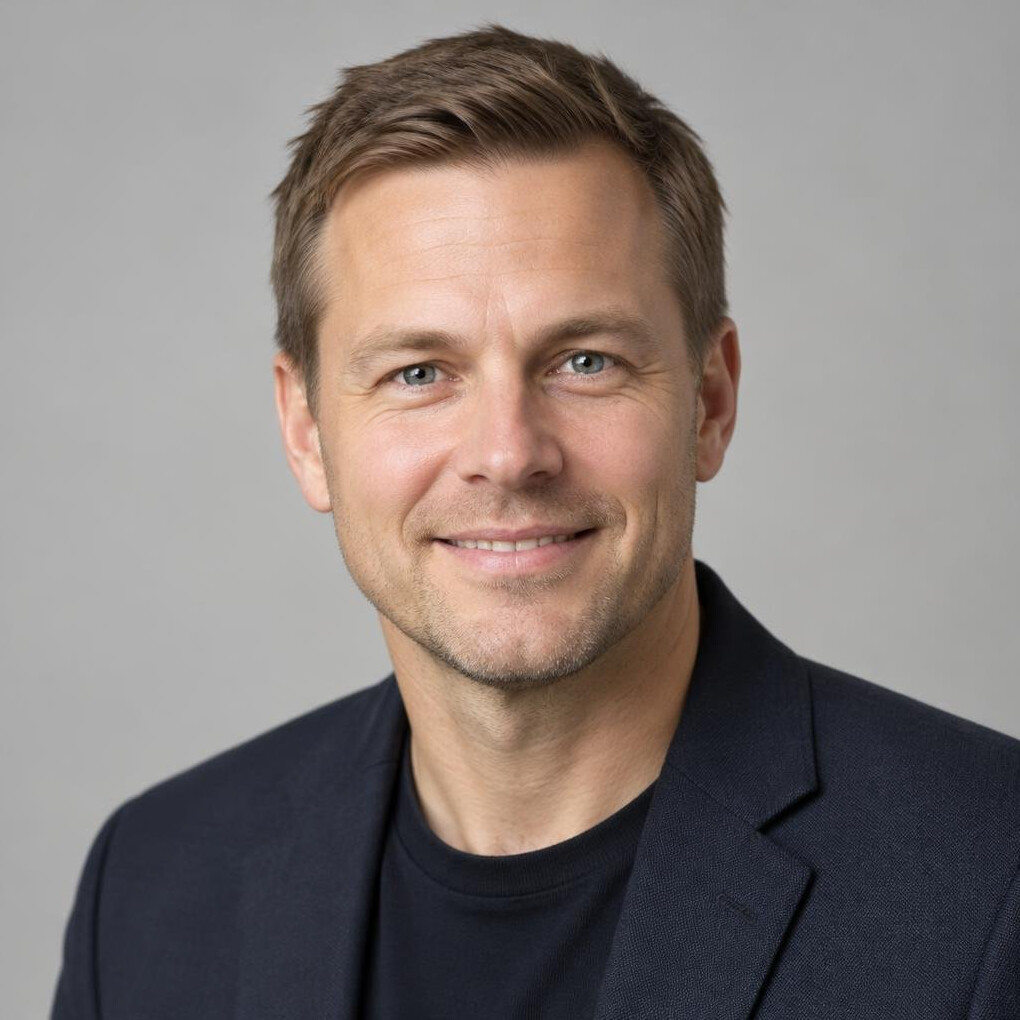 Portrait of a professional man in a dark jacket